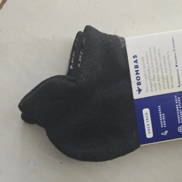 Bombas Black Athletic Socks Lot - Picture 6 of 6